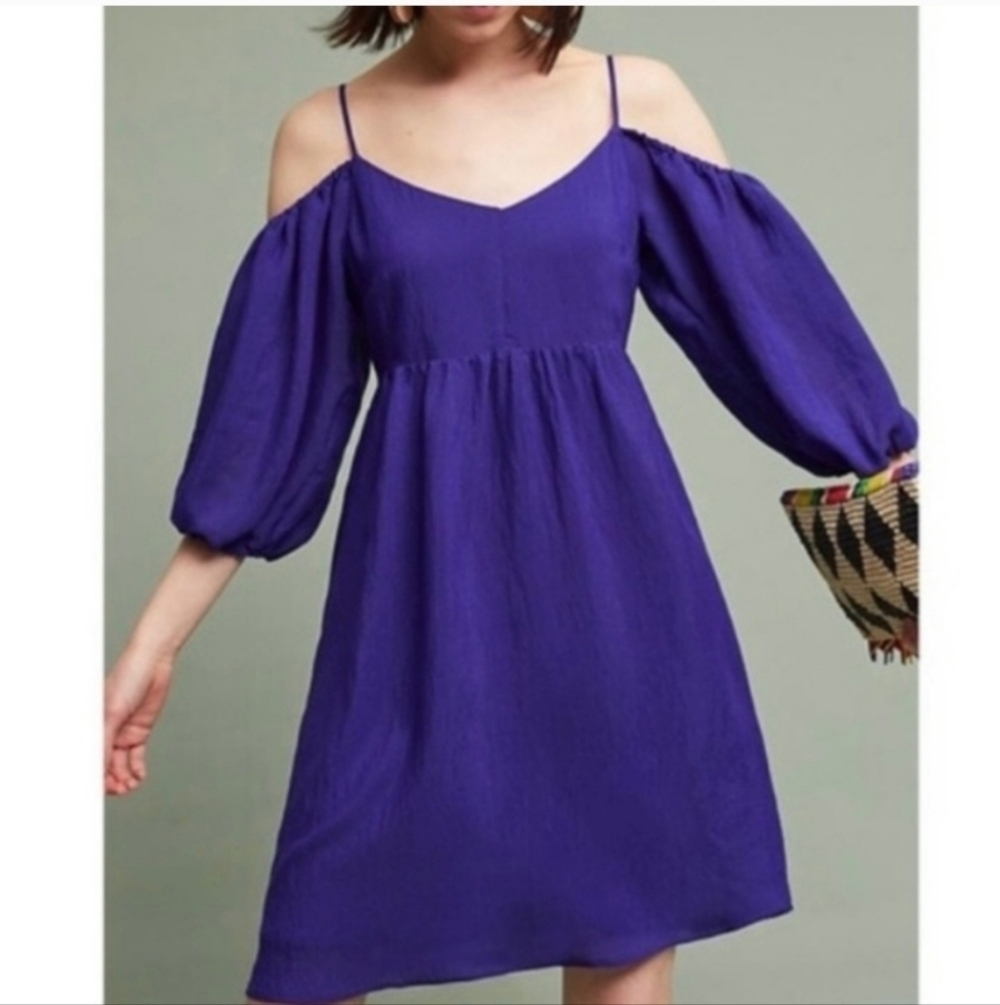 Anthro Moulinette Souers Off Shoulder Dress